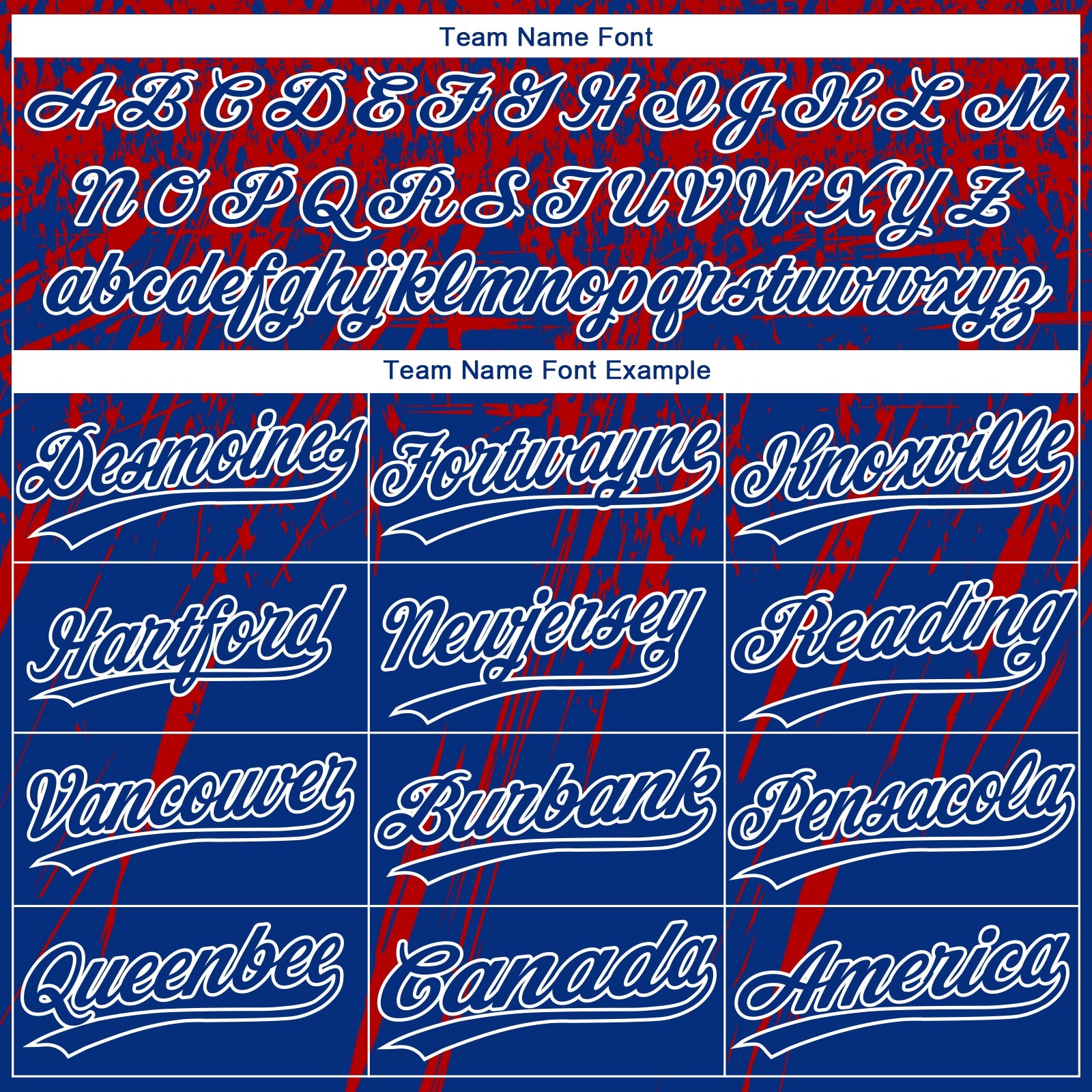 Custom Royal Red-White Distressed Scratch Brush Stroke Star Raglan Sleeves Two-Button Unisex Softball Jersey view 4
