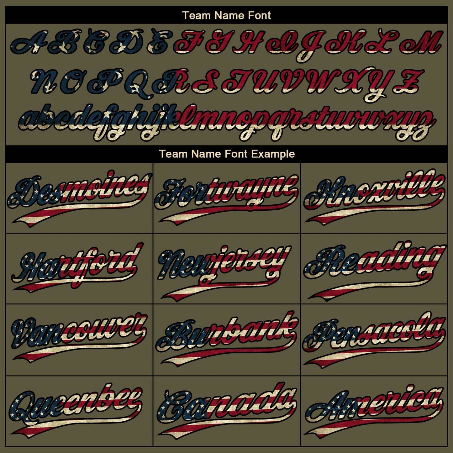 Custom Olive Black Pinstripe Vintage USA Flag Salute To Service Camo Raglan Sleeves Two-Button Unisex Softball Jersey view 4