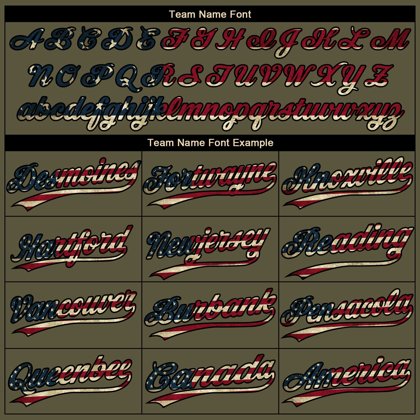 Custom Olive Black Pinstripe Vintage USA Flag Salute To Service Camo Raglan Sleeves Two-Button Unisex Softball Jersey view 4