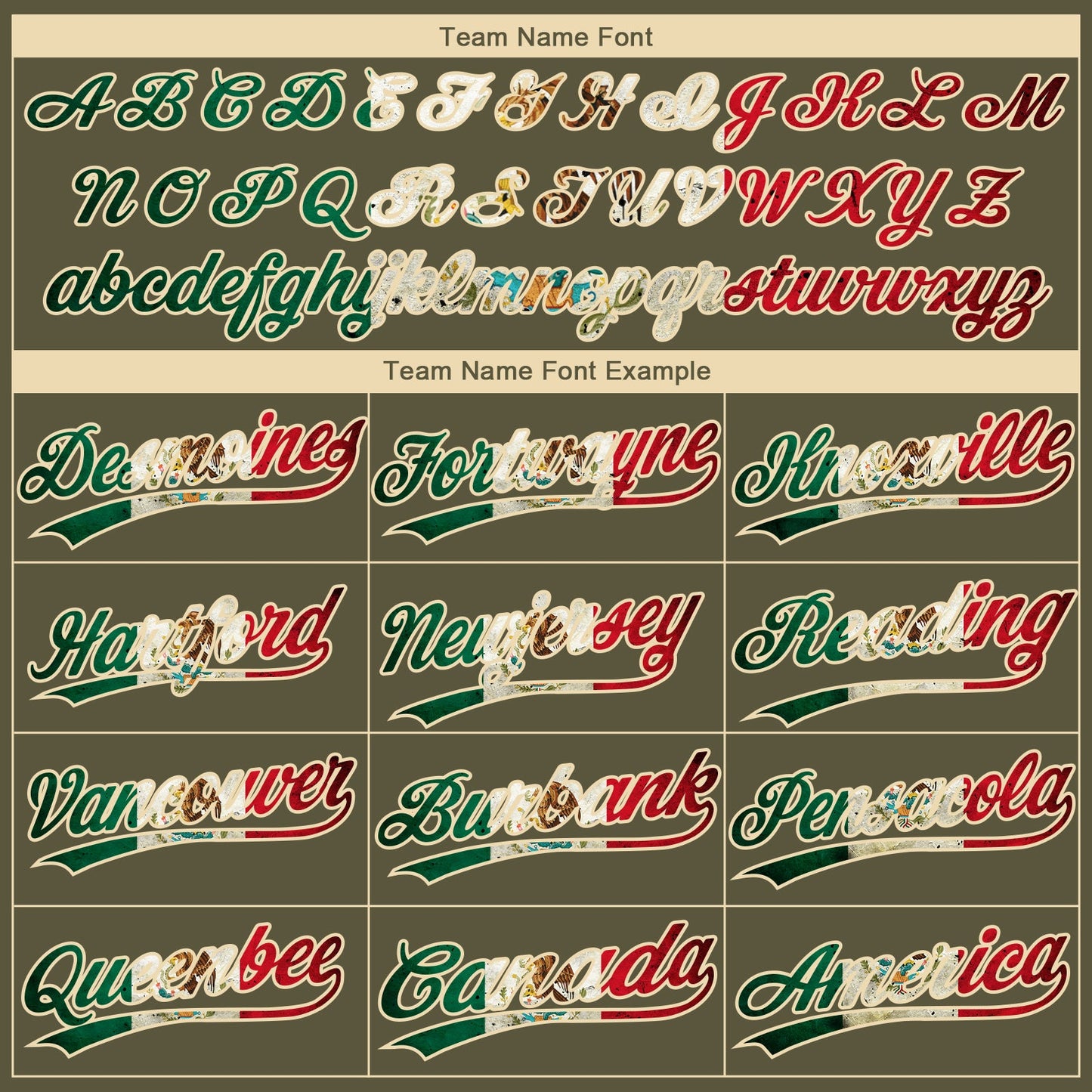 Custom Olive Vintage Mexican Flag-Cream Mexico Performance Salute To Service Two-Button Unisex Softball Jersey view 4