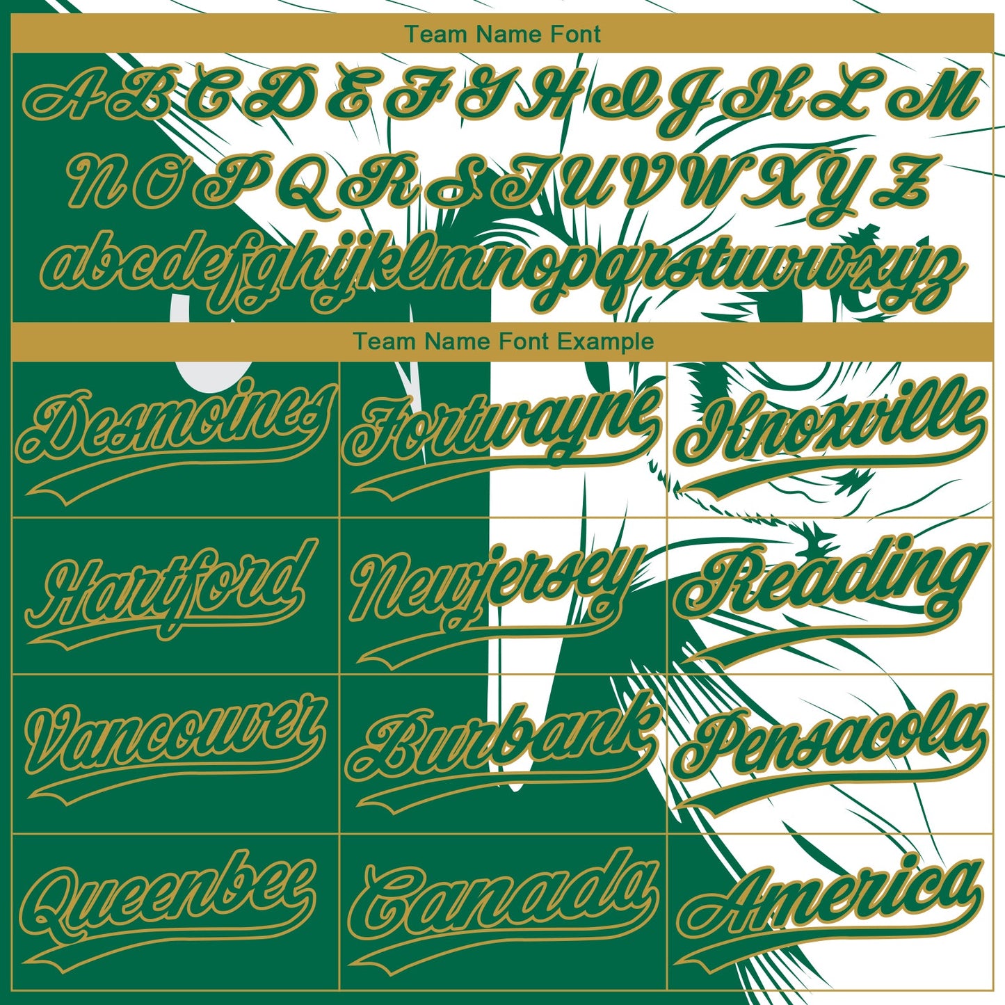 Custom Kelly Green Old Gold-White Mexico Two-Button Unisex Softball Jersey view 4