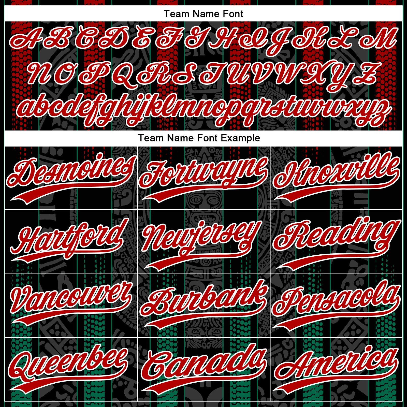 Custom Black Kelly Green Red-White Mexico Two-Button Unisex Softball Jersey view 4