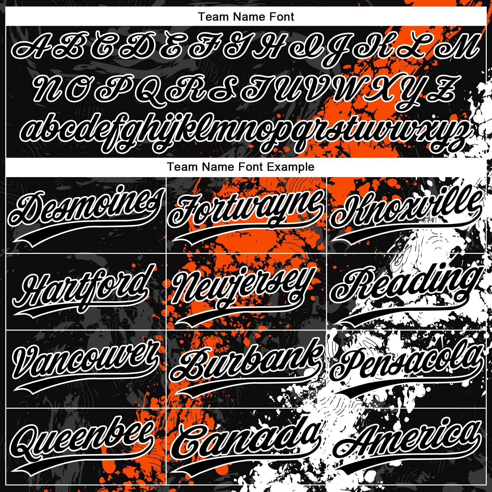 Custom Black Orange-White Dripping Splatter Cracked Texture Two-Button Unisex Softball Jersey view 4