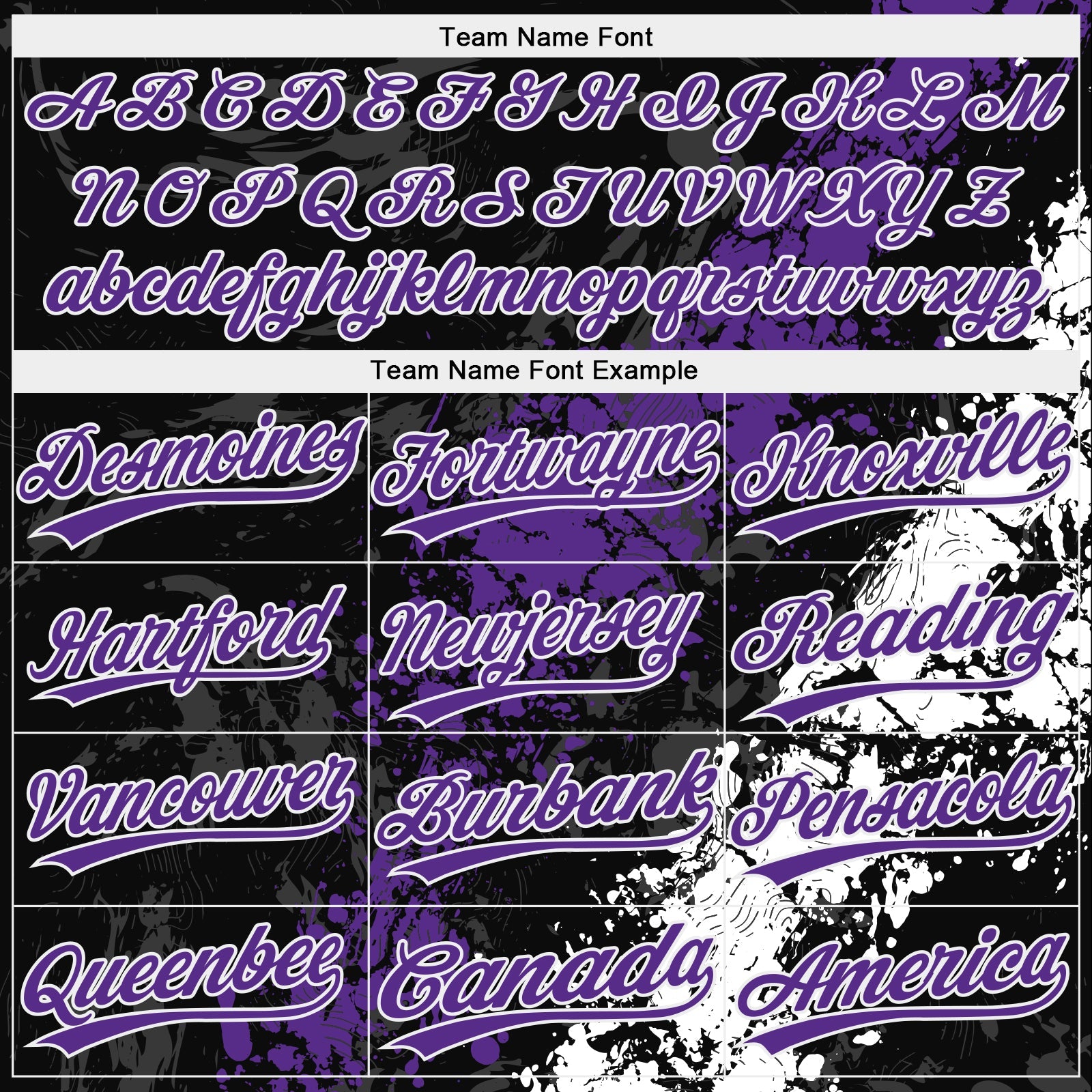 Custom Black Purple-White Dripping Splatter Cracked Texture Two-Button Unisex Softball Jersey view 4