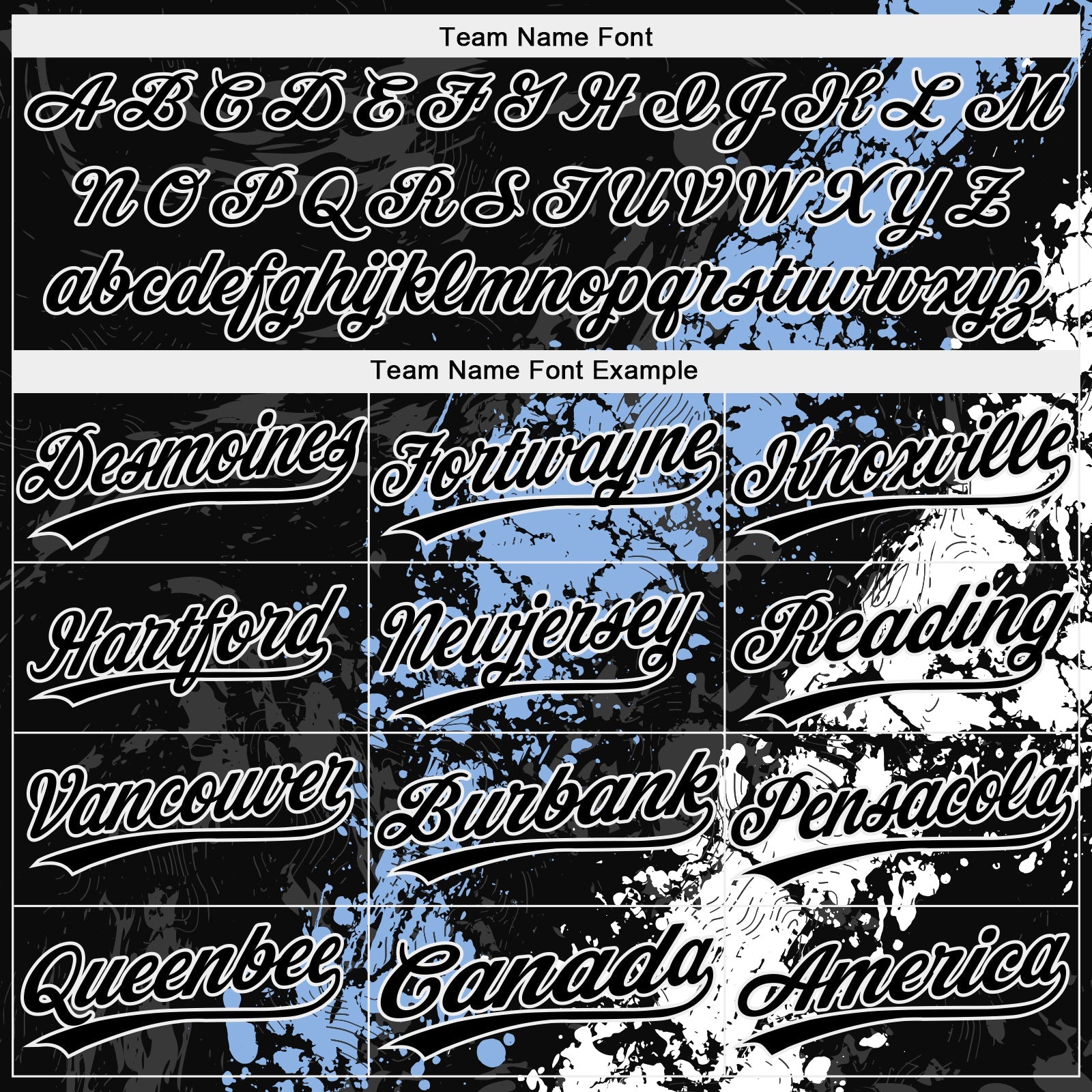 Custom Black Light Blue-White Dripping Splatter Cracked Texture Two-Button Unisex Softball Jersey view 4