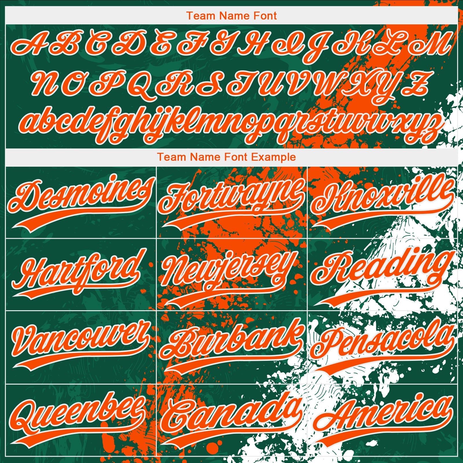 Custom Kelly Green Orange-White Dripping Splatter Cracked Texture Two-Button Unisex Softball Jersey view 4