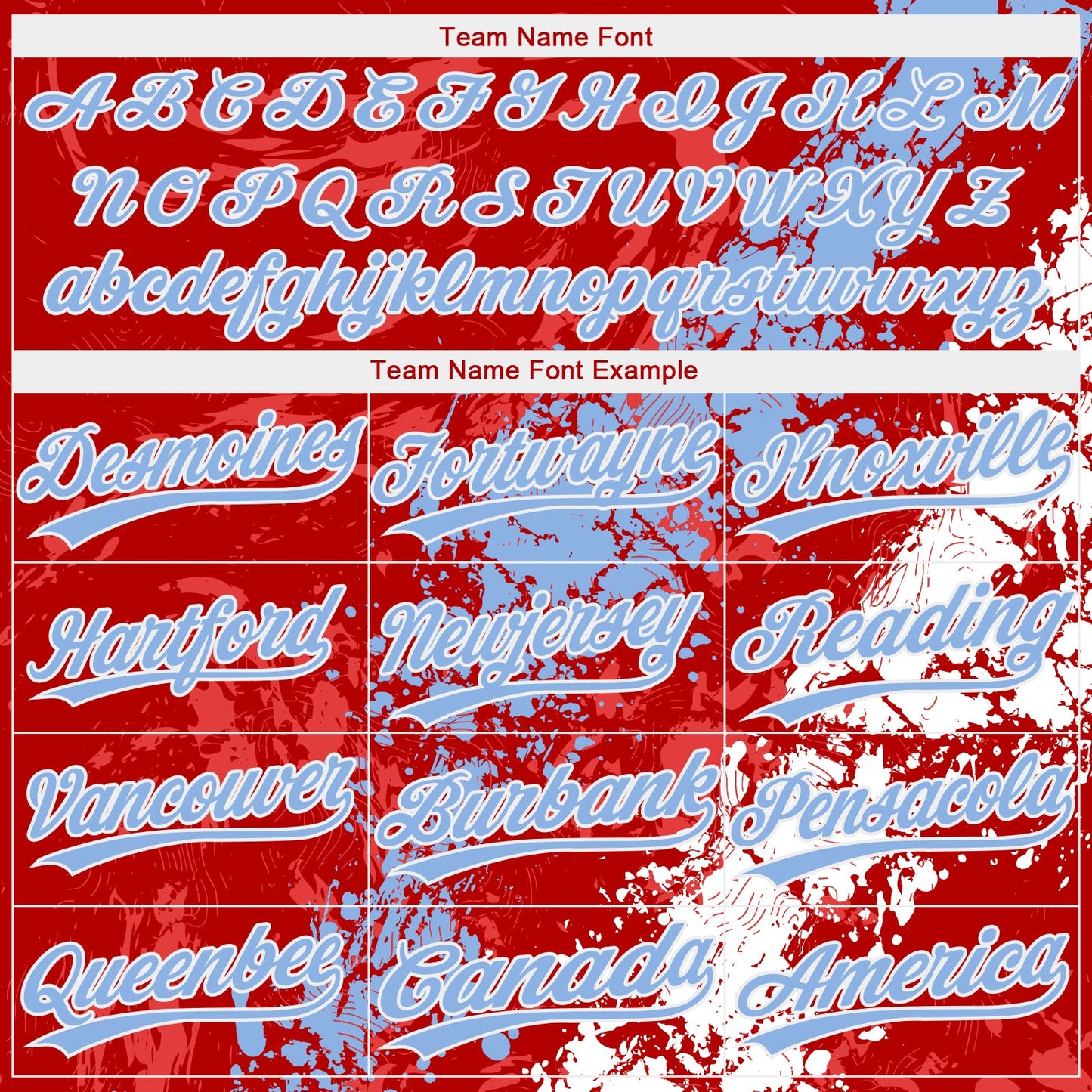 Custom Red Light Blue-White Dripping Splatter Cracked Texture Two-Button Unisex Softball Jersey view 4