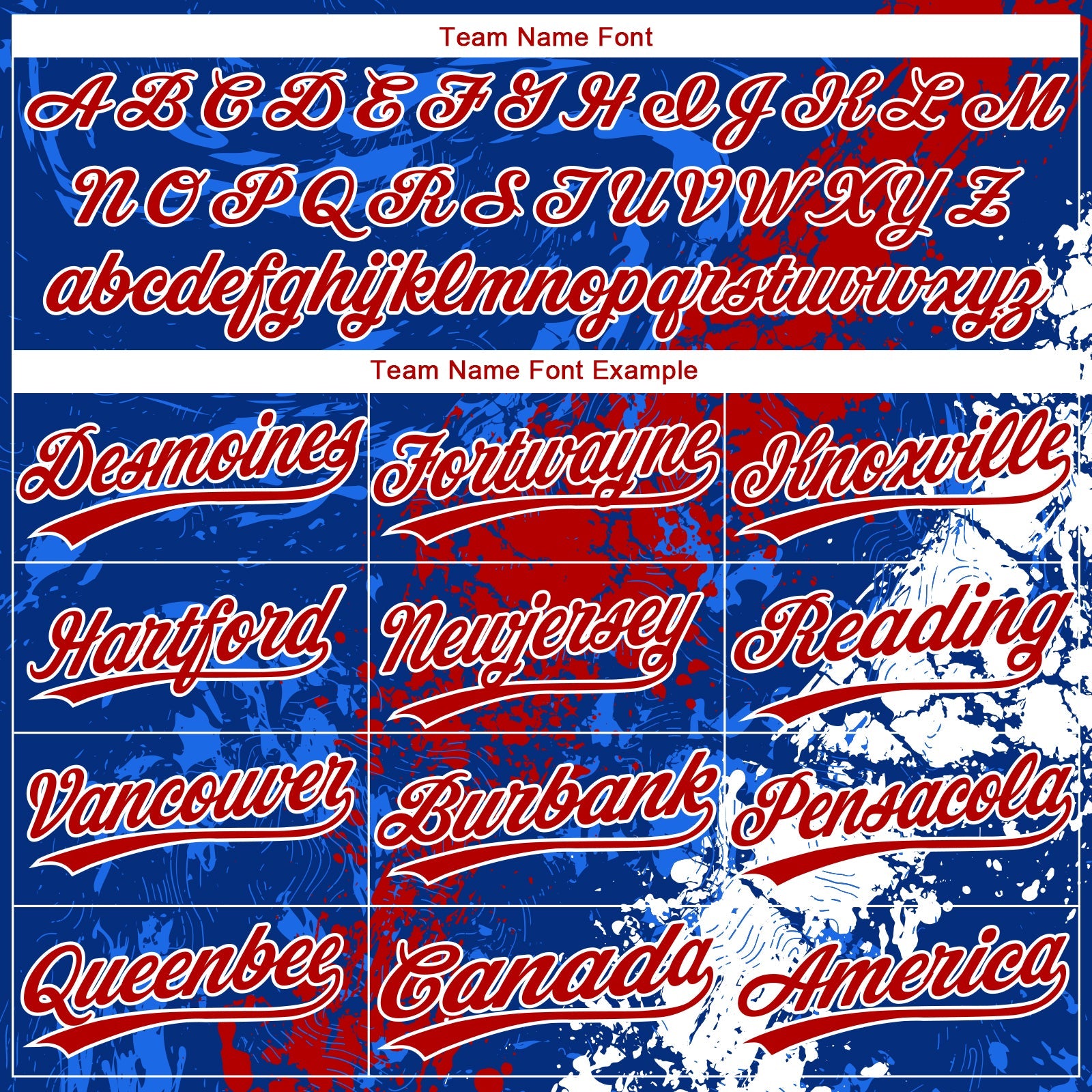 Custom Royal Red-White Dripping Splatter Cracked Texture Two-Button Unisex Softball Jersey view 4