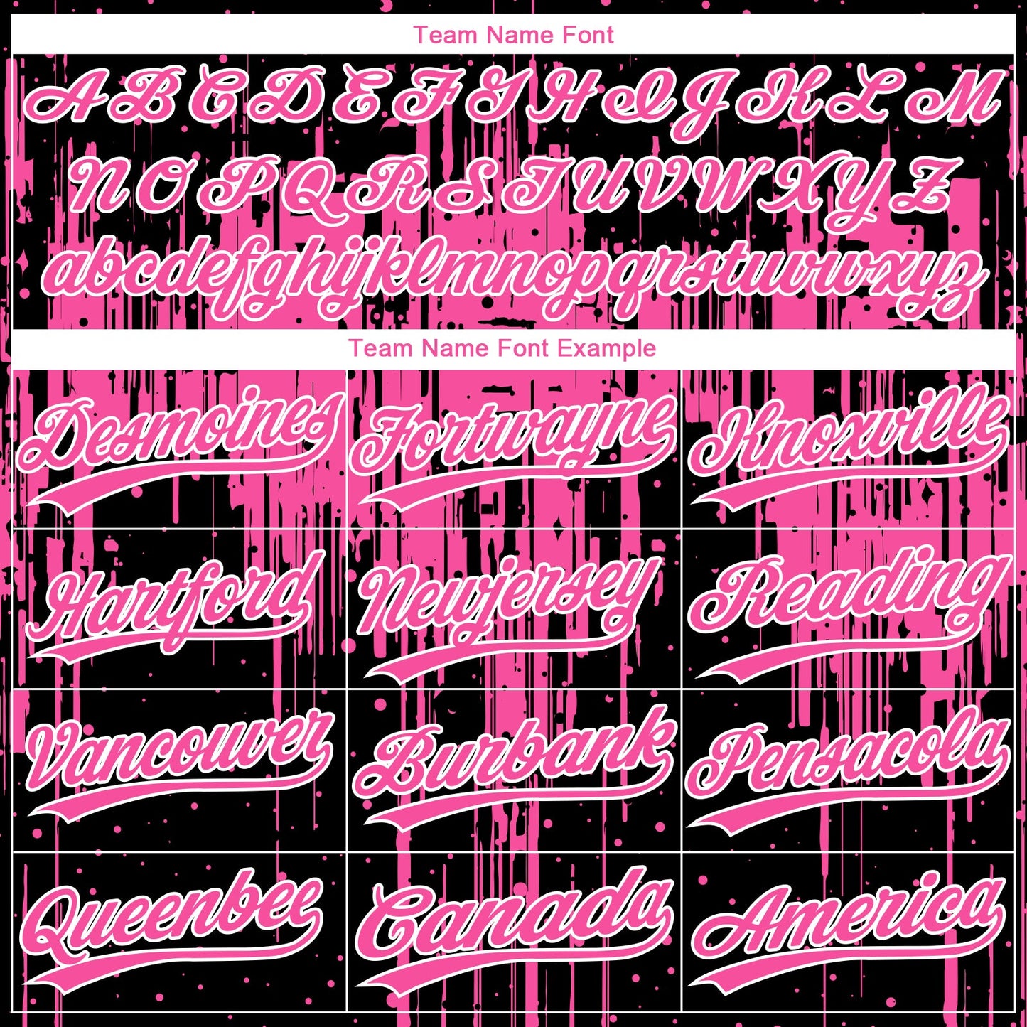 Custom Black Pink-White Dripping Splatter Paint Two-Button Unisex Softball Jersey view 4