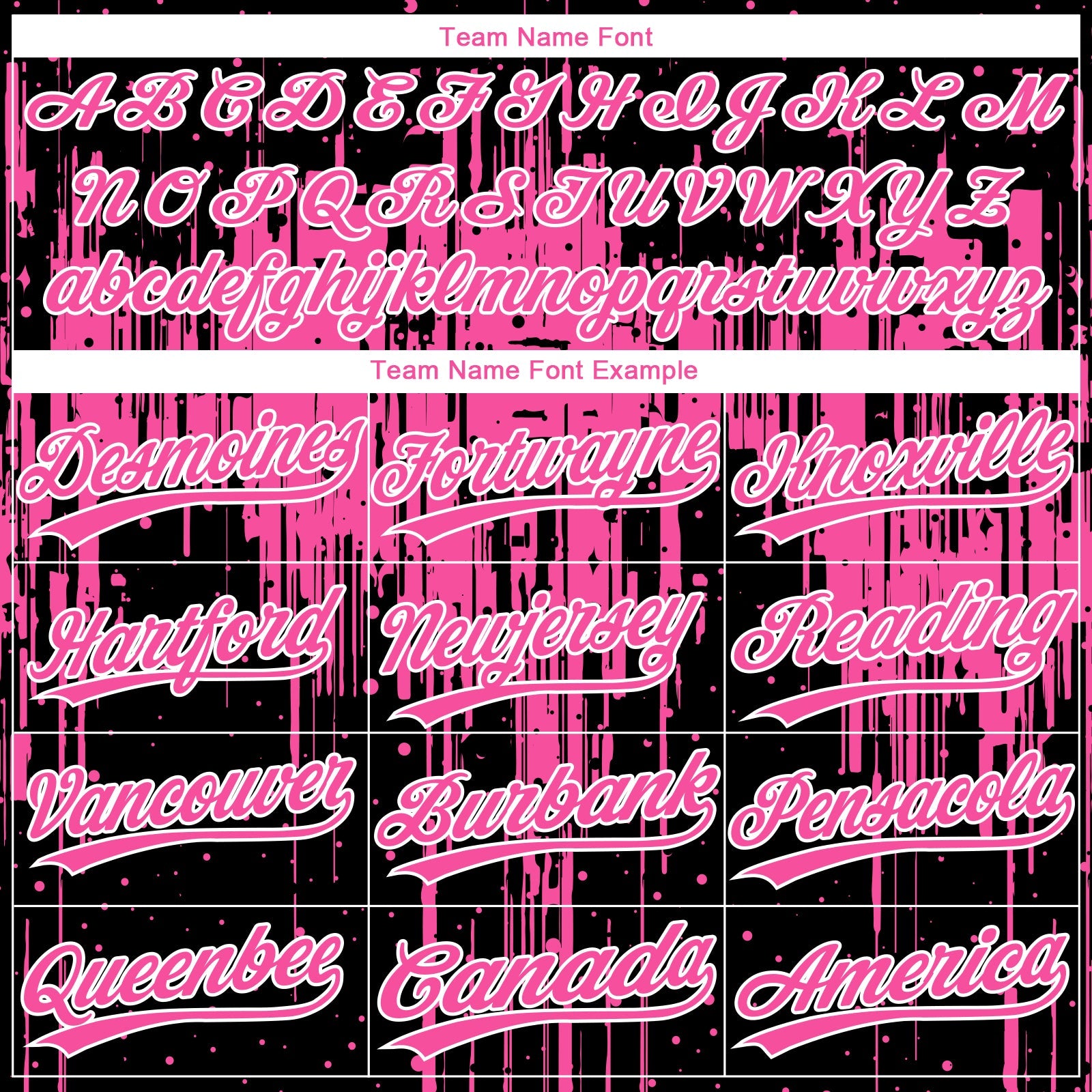 Custom Black Pink-White Dripping Splatter Paint Two-Button Unisex Softball Jersey view 4