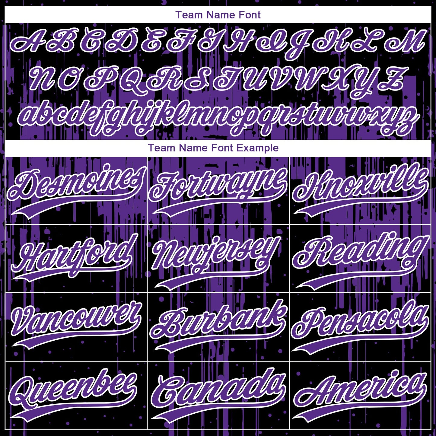 Custom Black Purple-White Dripping Splatter Paint Two-Button Unisex Softball Jersey view 4