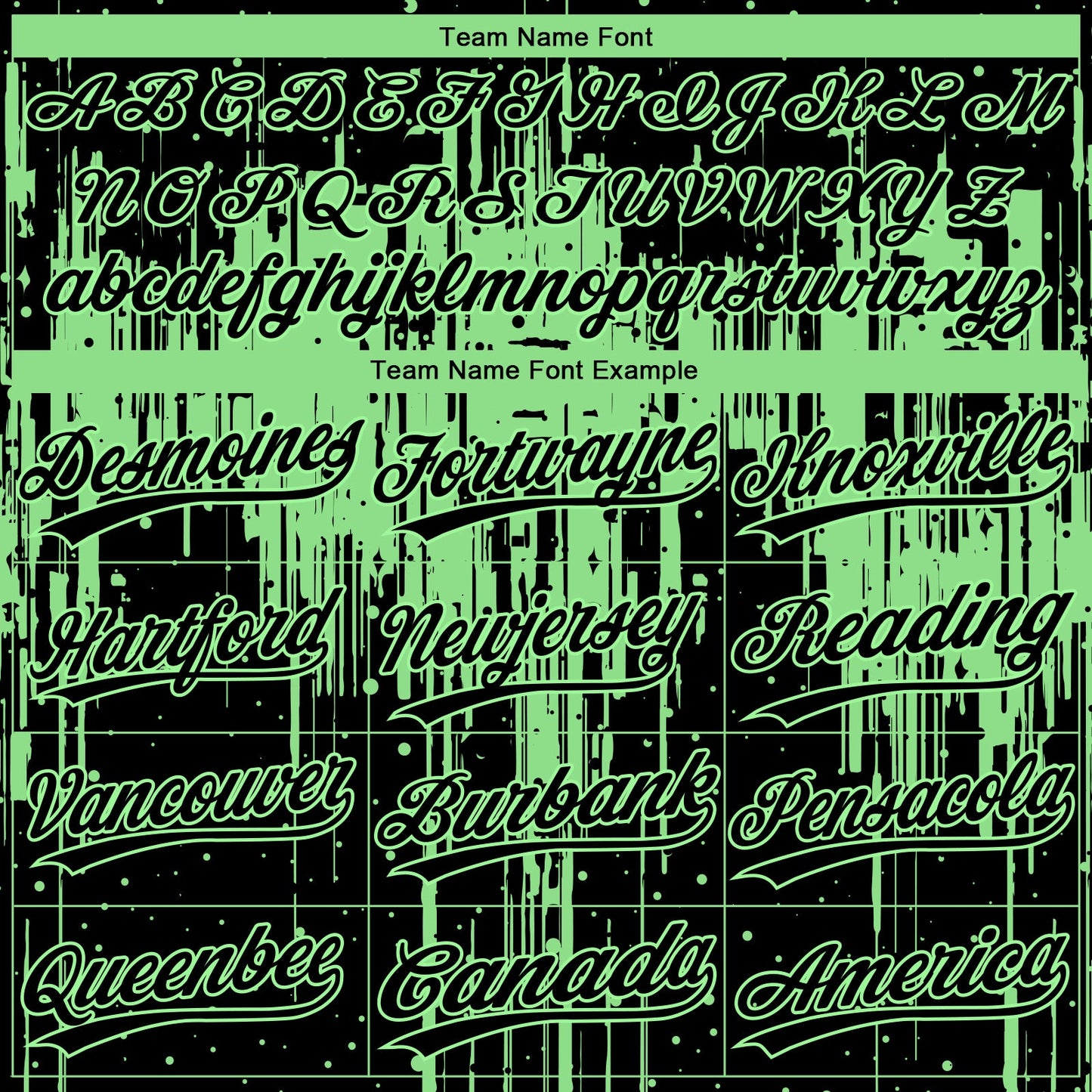 Custom Black Pea Green Dripping Splatter Paint Two-Button Unisex Softball Jersey view 4