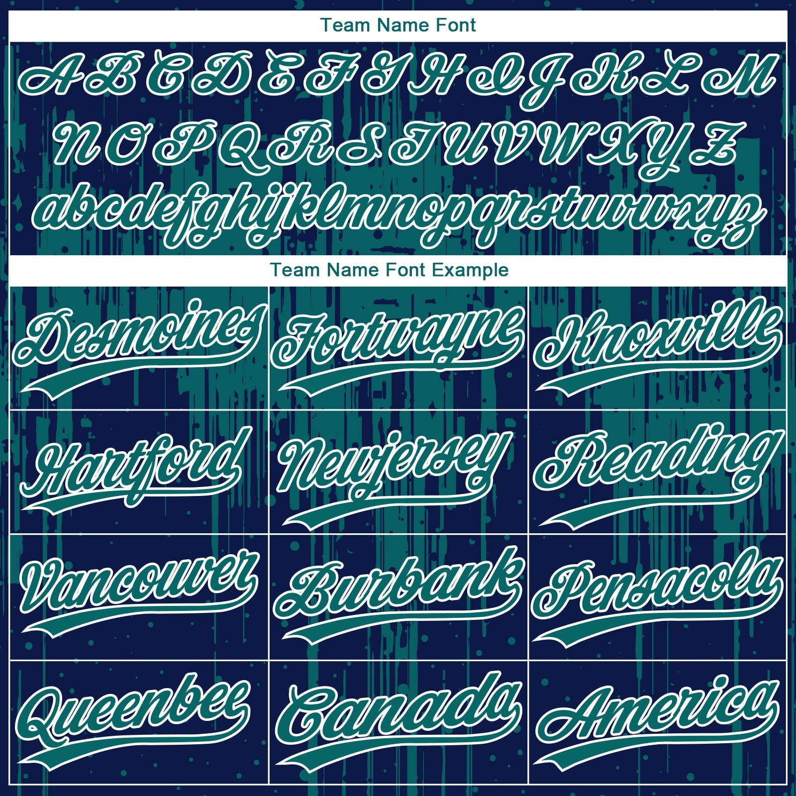 Custom Navy Teal-White Dripping Splatter Paint Two-Button Unisex Softball Jersey view 4
