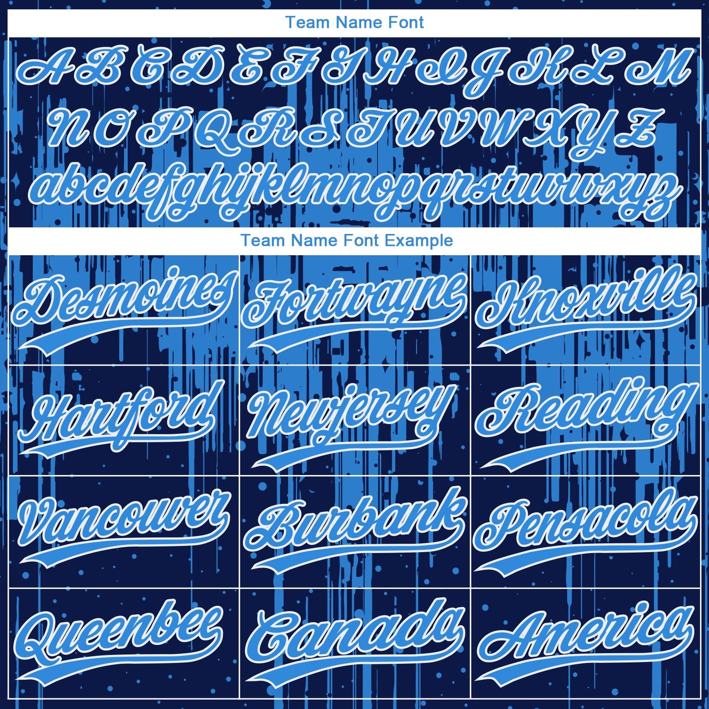 Custom Navy Electric Blue-White Dripping Splatter Paint Two-Button Unisex Softball Jersey view 4