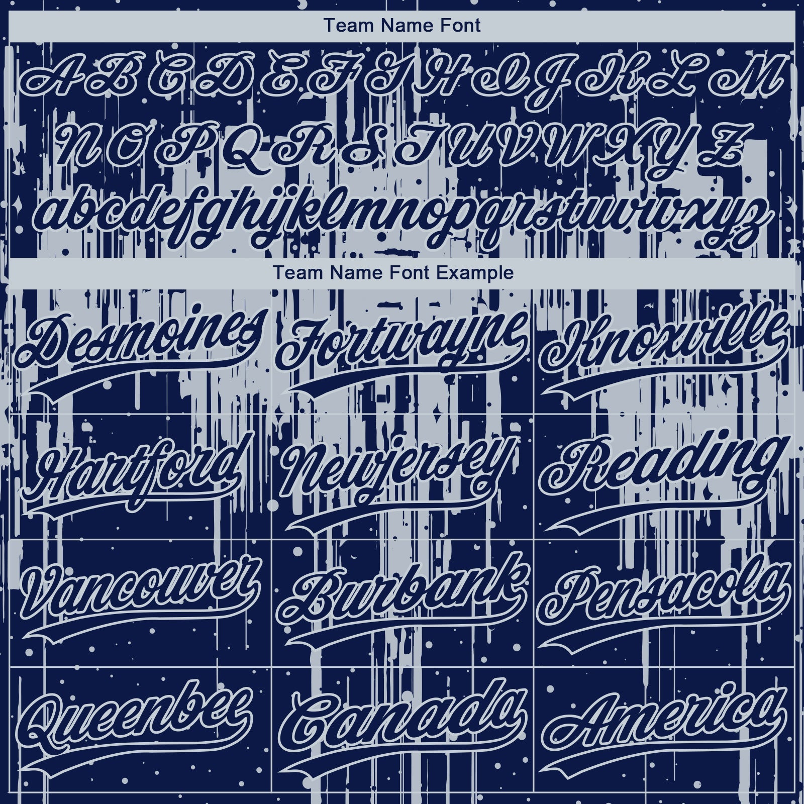 Custom Navy Silver Dripping Splatter Paint Two-Button Unisex Softball Jersey view 4