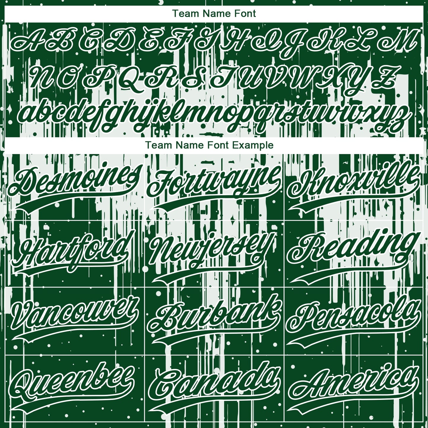Custom Green White Dripping Splatter Paint Two-Button Unisex Softball Jersey view 4