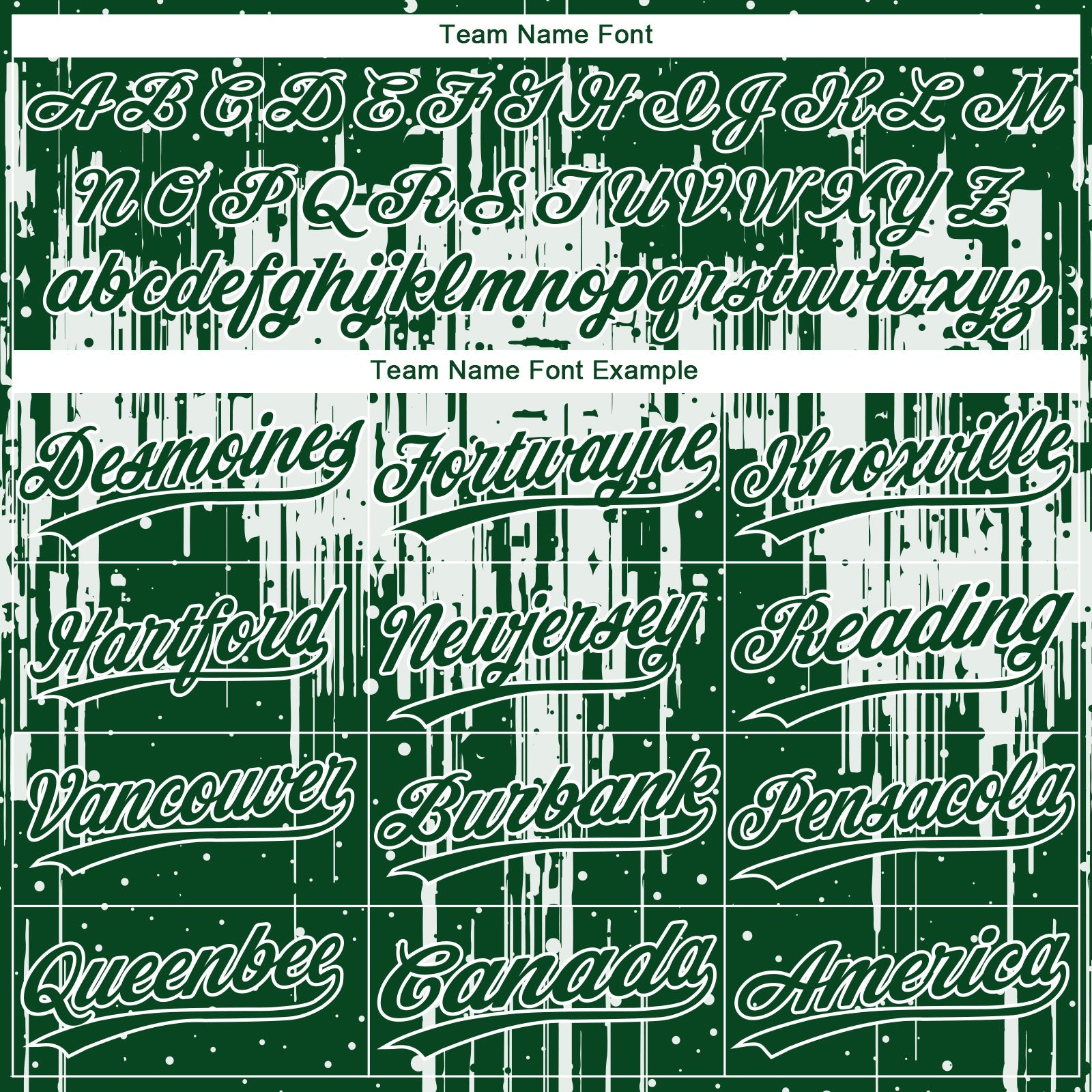 Custom Green White Dripping Splatter Paint Two-Button Unisex Softball Jersey view 4