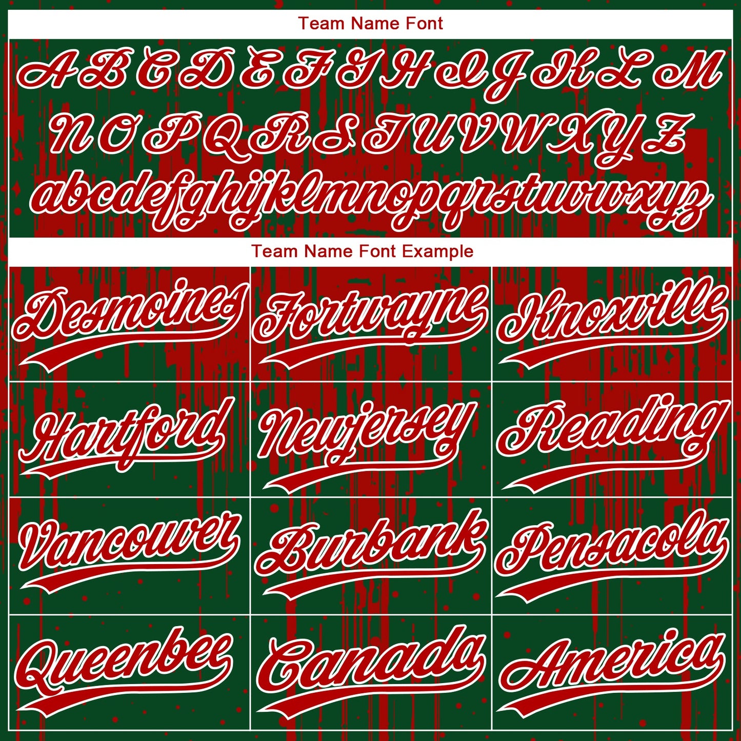 Custom Green Red-White Dripping Splatter Paint Two-Button Unisex Softball Jersey view 4