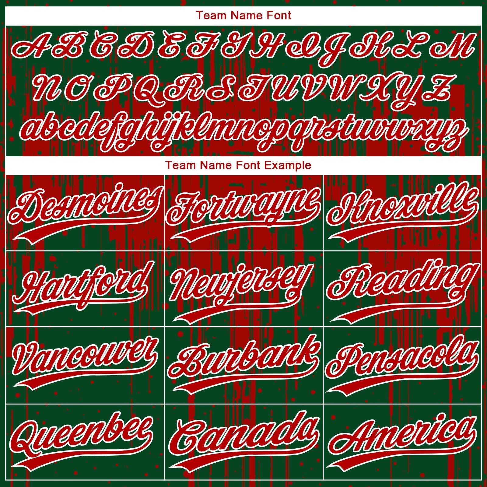 Custom Green Red-White Dripping Splatter Paint Two-Button Unisex Softball Jersey view 4