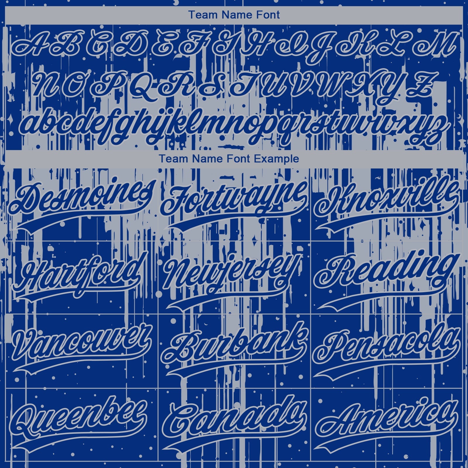 Custom Royal Gray Dripping Splatter Paint Two-Button Unisex Softball Jersey view 4