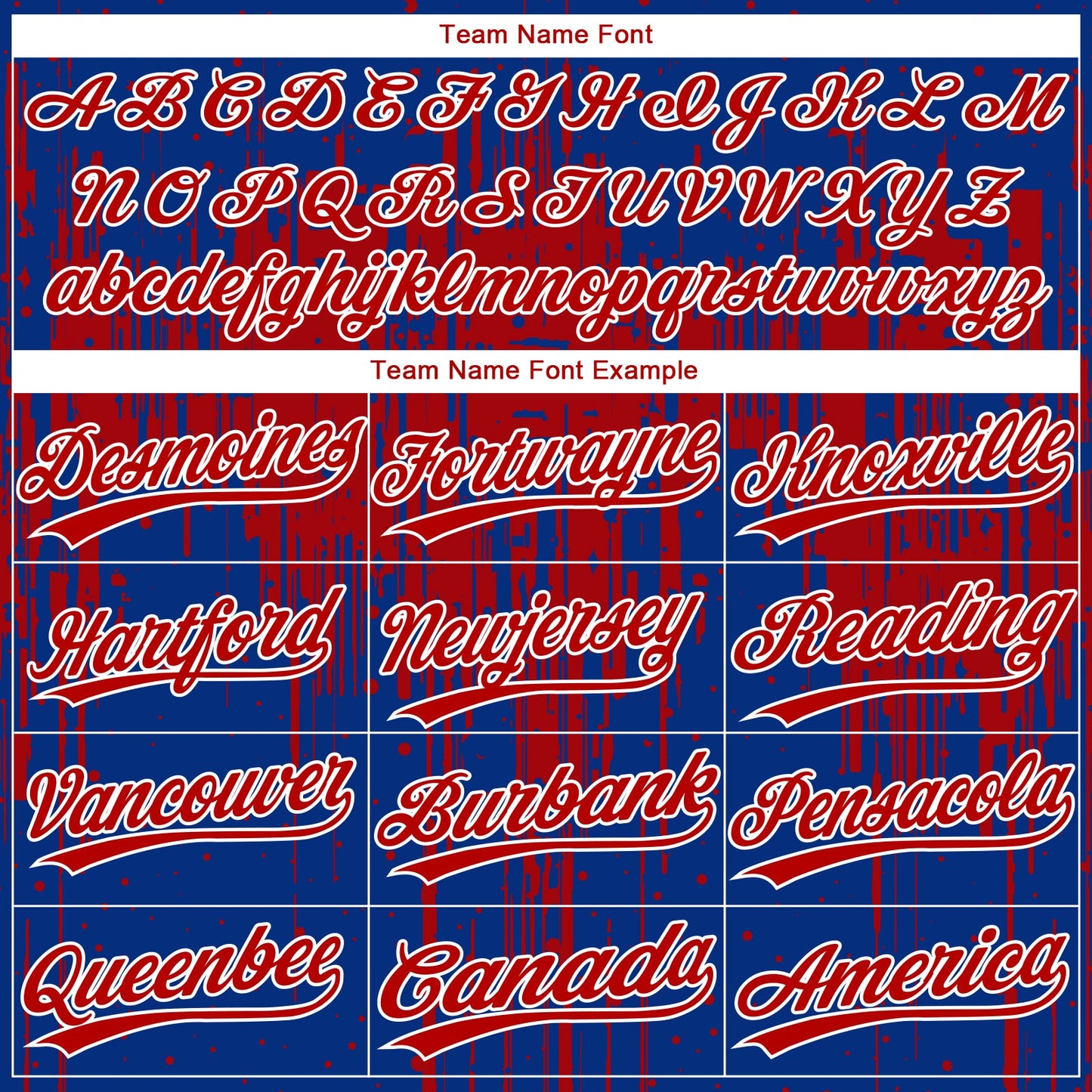 Custom Royal Red-White Dripping Splatter Paint Two-Button Unisex Softball Jersey view 4