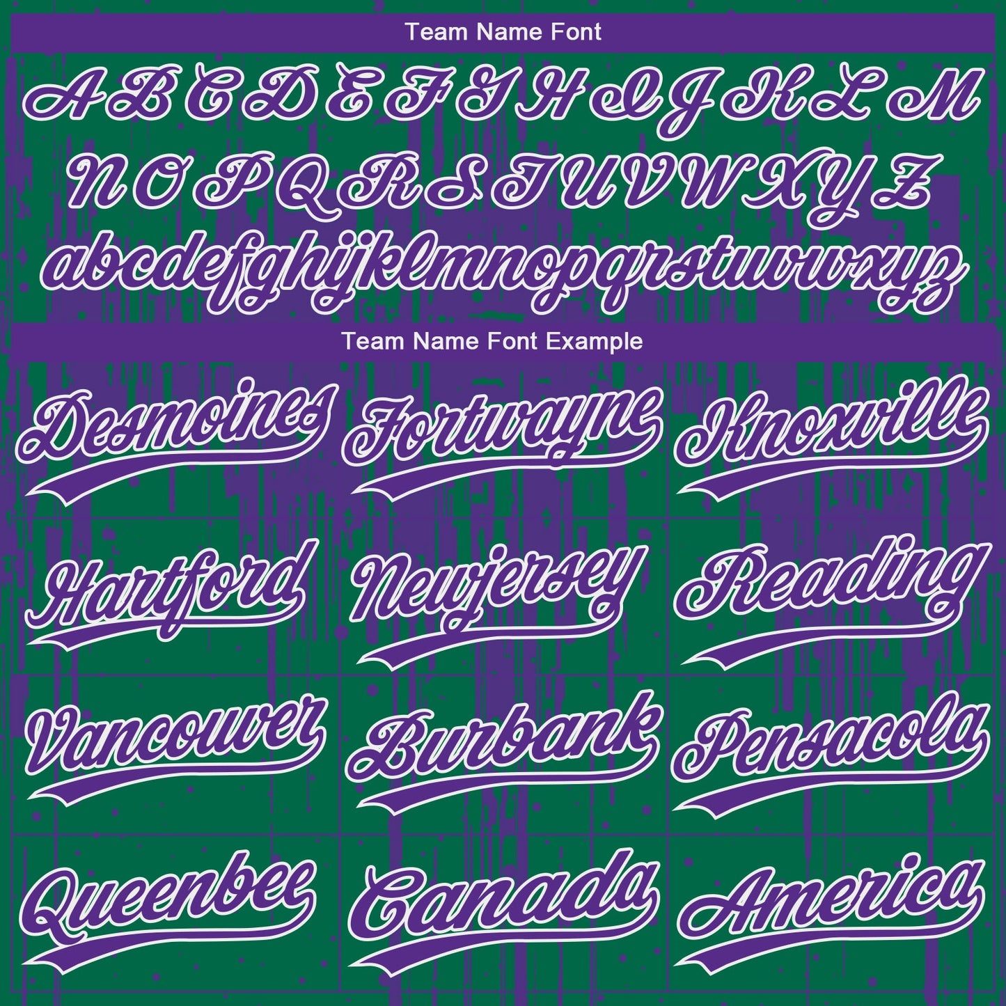 Custom Kelly Green Purple-White Dripping Splatter Paint Two-Button Unisex Softball Jersey view 4