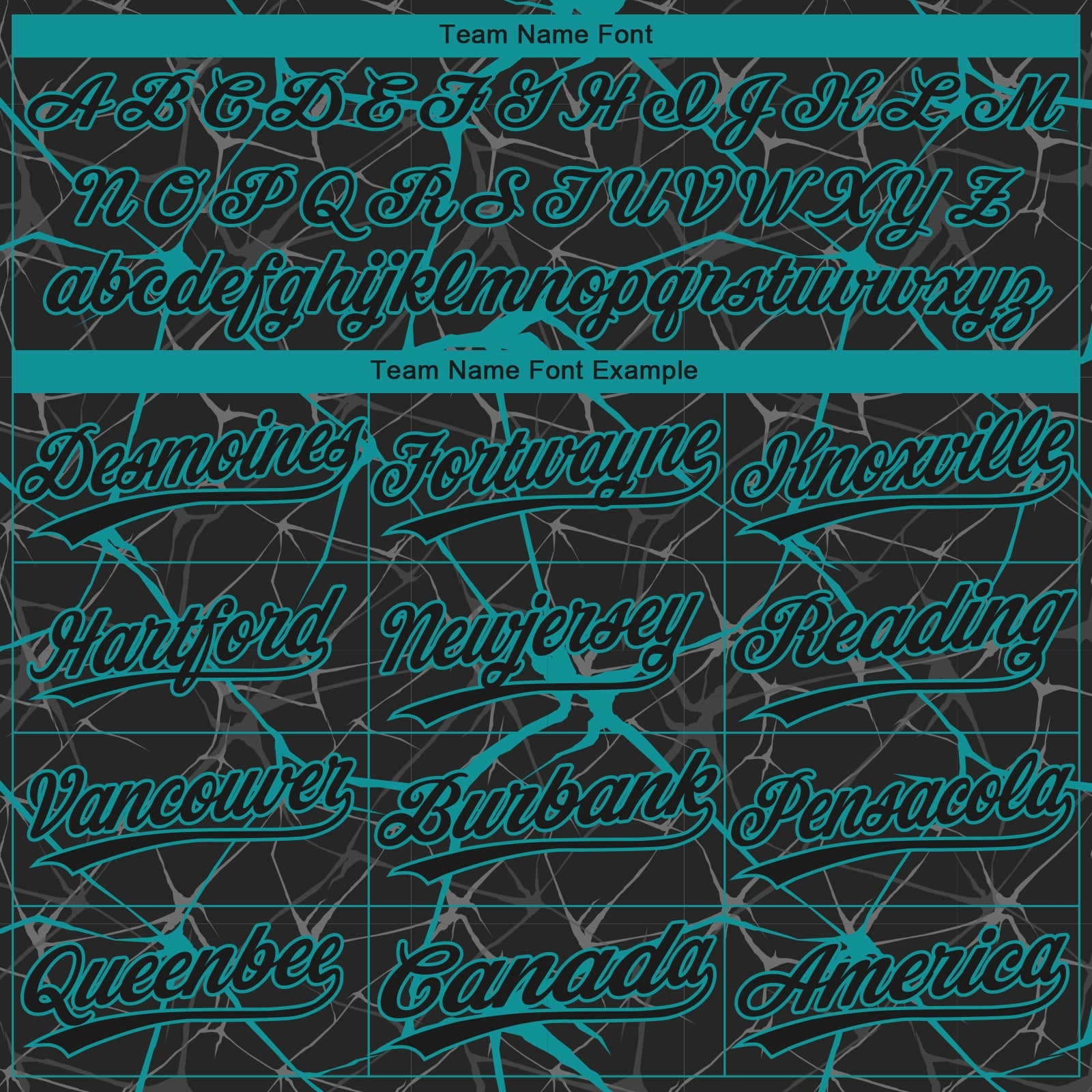 Custom Black Teal  Abstract Network Two-Button Unisex Softball Jersey view 4