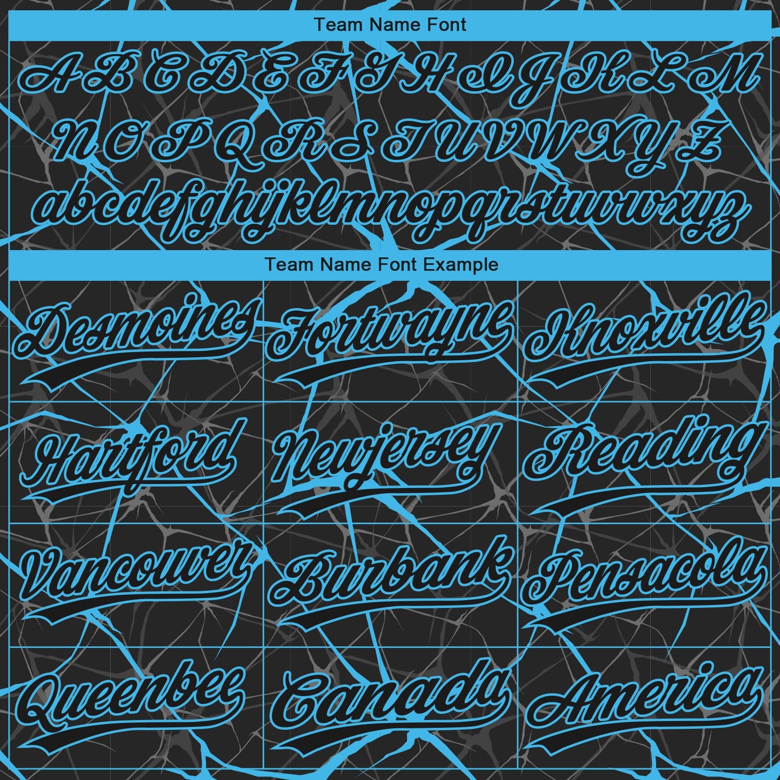 Custom Black Sky Blue  Abstract Network Two-Button Unisex Softball Jersey view 4