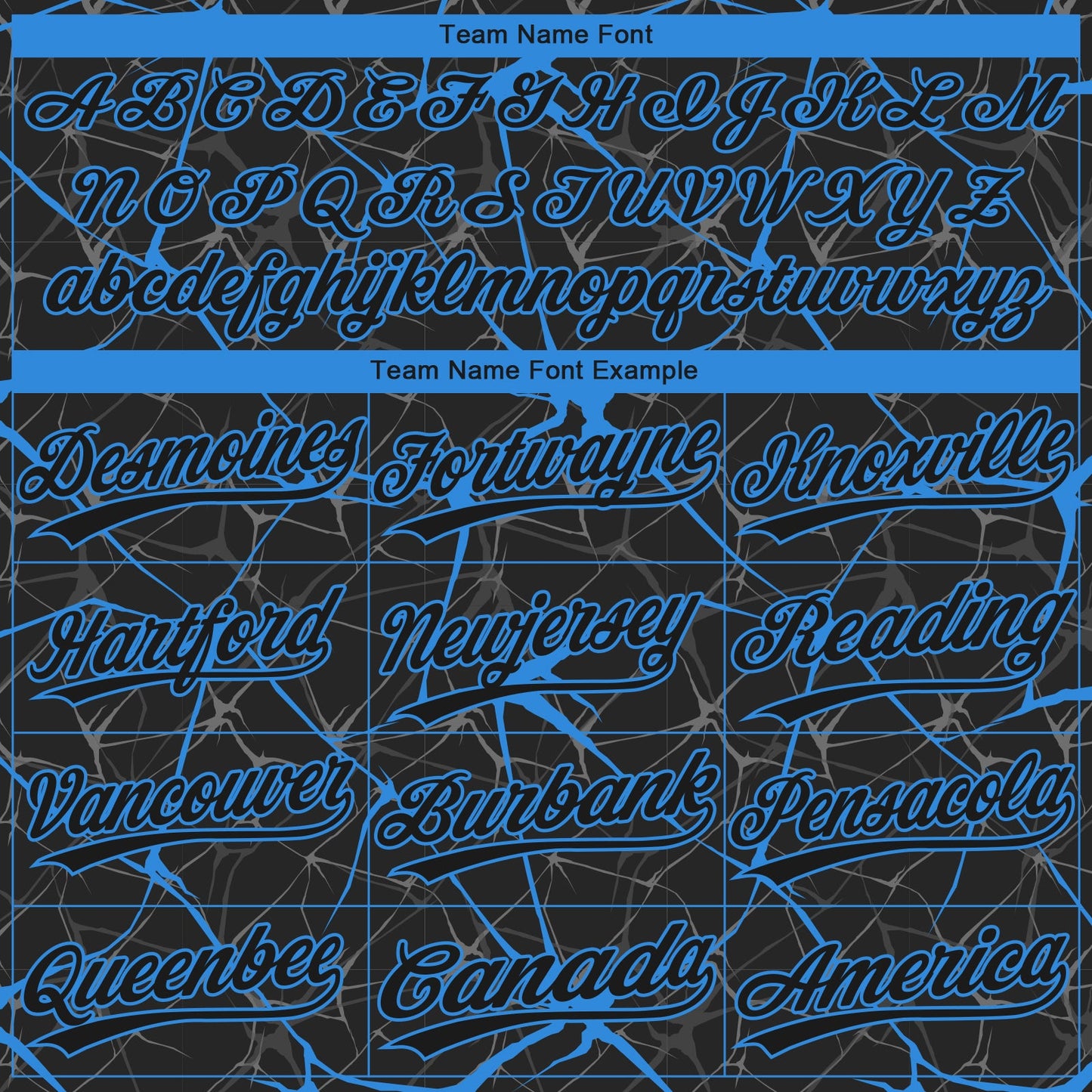Custom Black Electric Blue  Abstract Network Two-Button Unisex Softball Jersey view 4