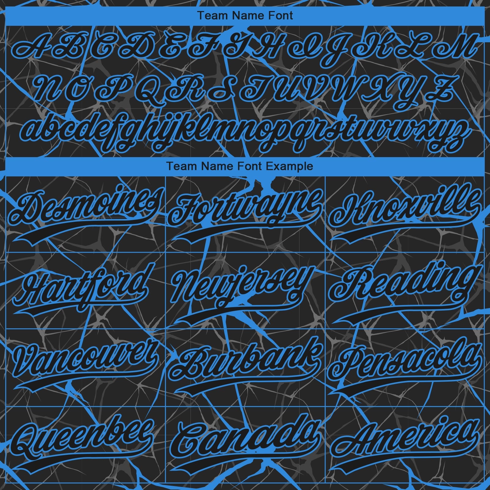 Custom Black Electric Blue  Abstract Network Two-Button Unisex Softball Jersey view 4