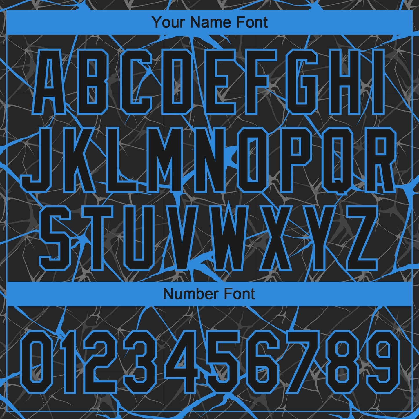 Custom Black Electric Blue  Abstract Network Two-Button Unisex Softball Jersey view 5