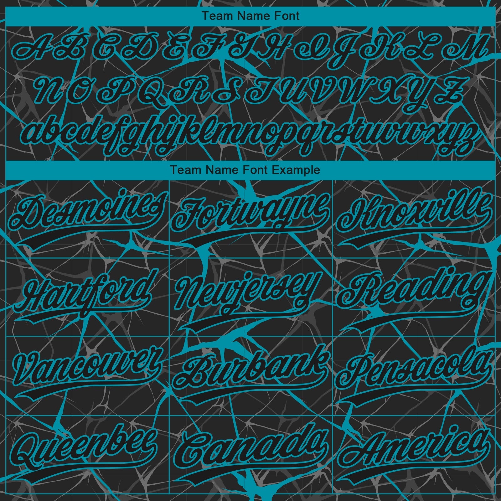 Custom Black Teal  Abstract Network Two-Button Unisex Softball Jersey view 4