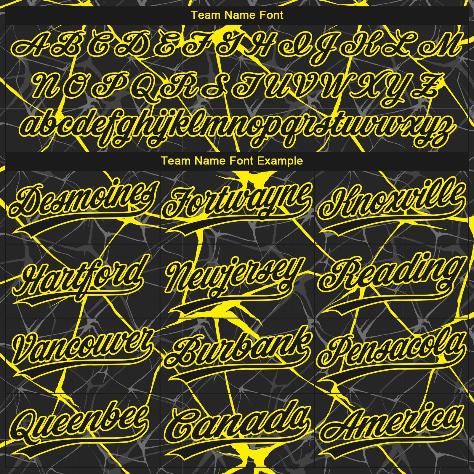 Custom Black Light Yellow  Abstract Network Two-Button Unisex Softball Jersey view 4