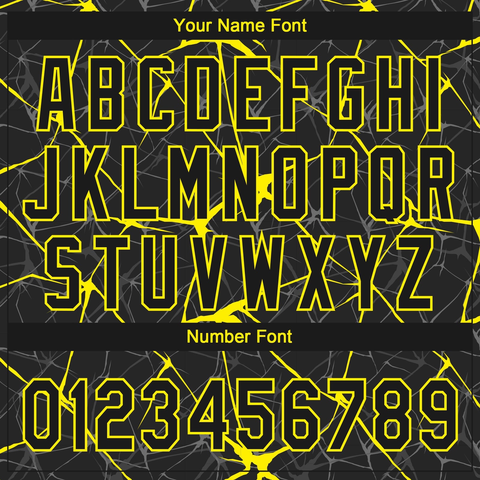 Custom Black Light Yellow  Abstract Network Two-Button Unisex Softball Jersey view 5