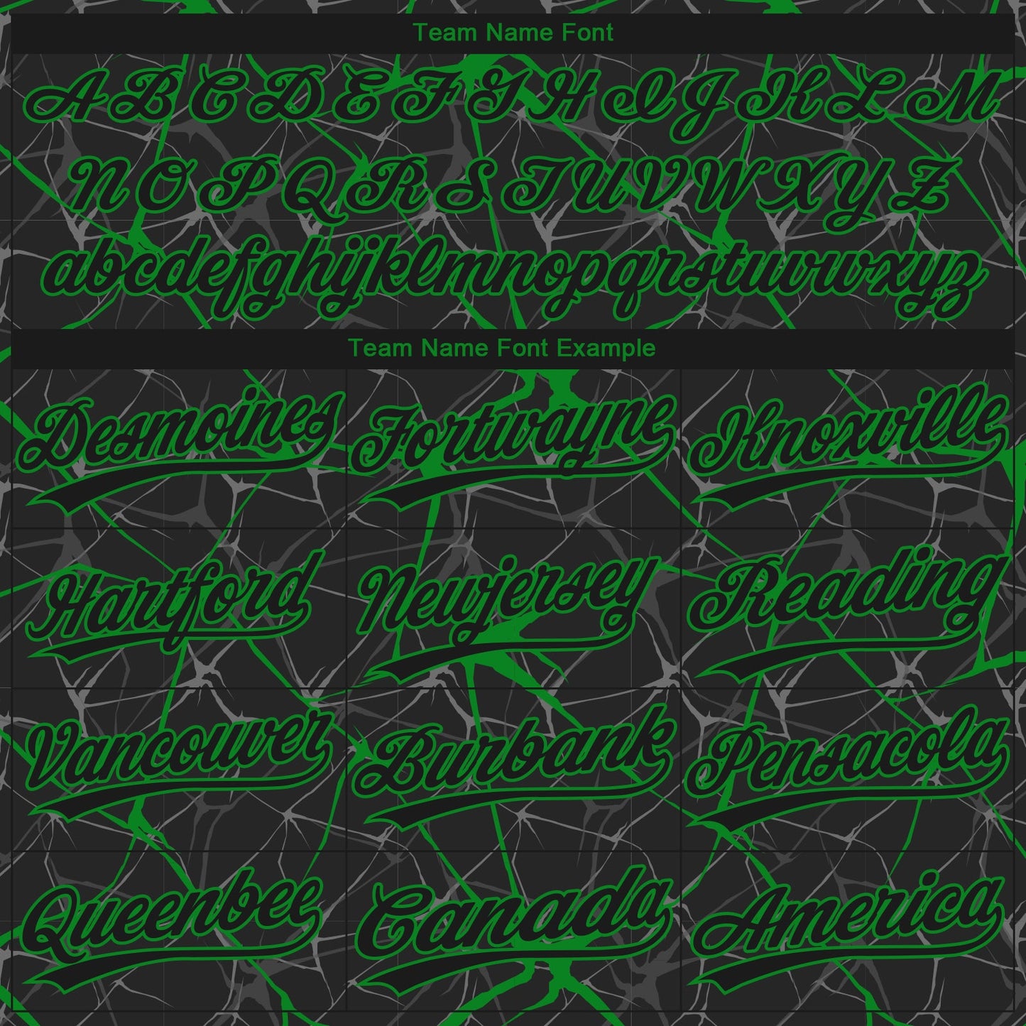 Custom Black Grass Green  Abstract Network Two-Button Unisex Softball Jersey view 4