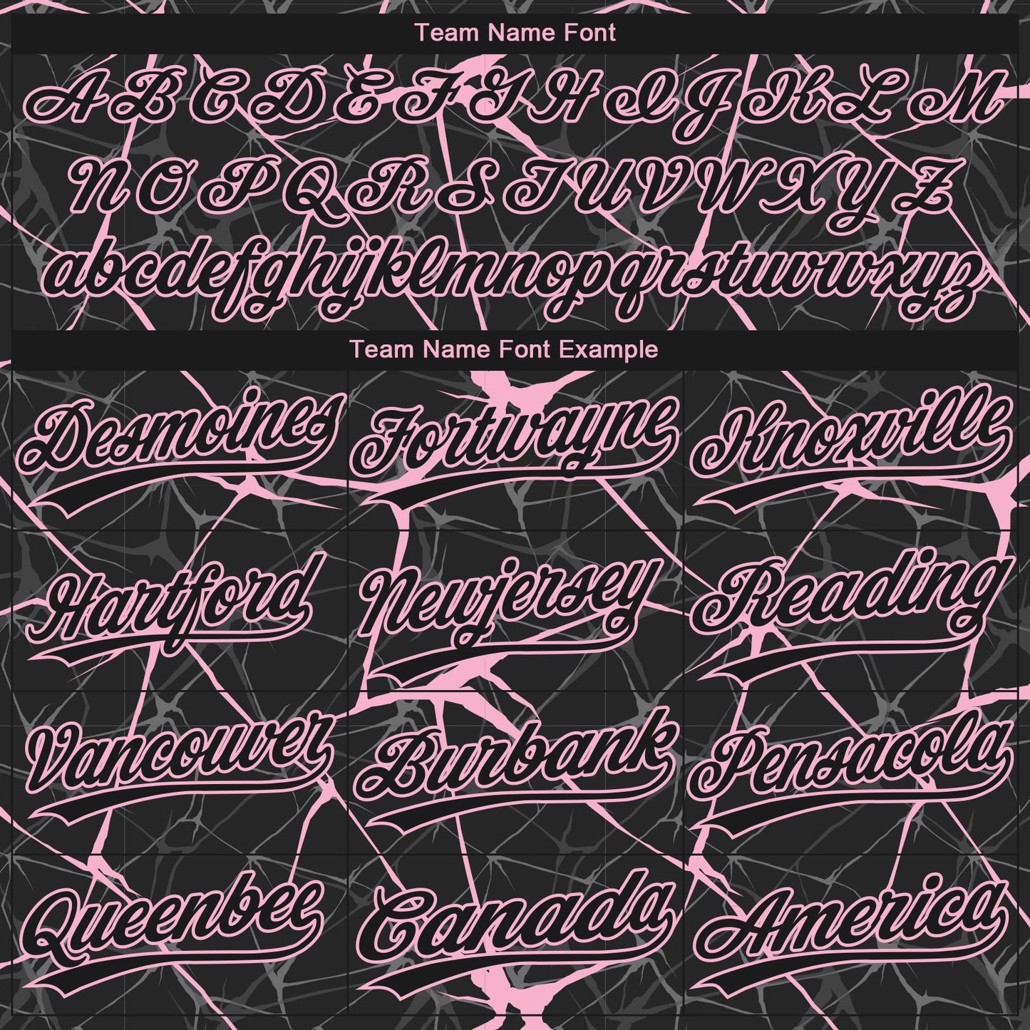 Custom Black Light Pink  Abstract Network Two-Button Unisex Softball Jersey view 4