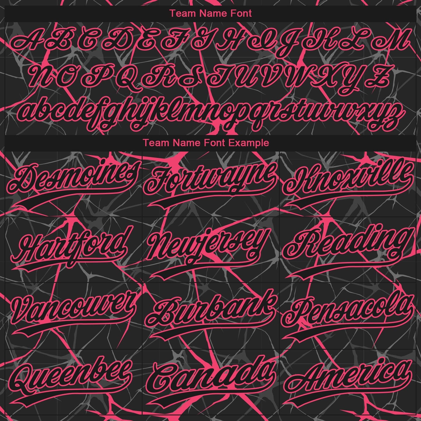 Custom Black Neon Pink  Abstract Network Two-Button Unisex Softball Jersey view 4
