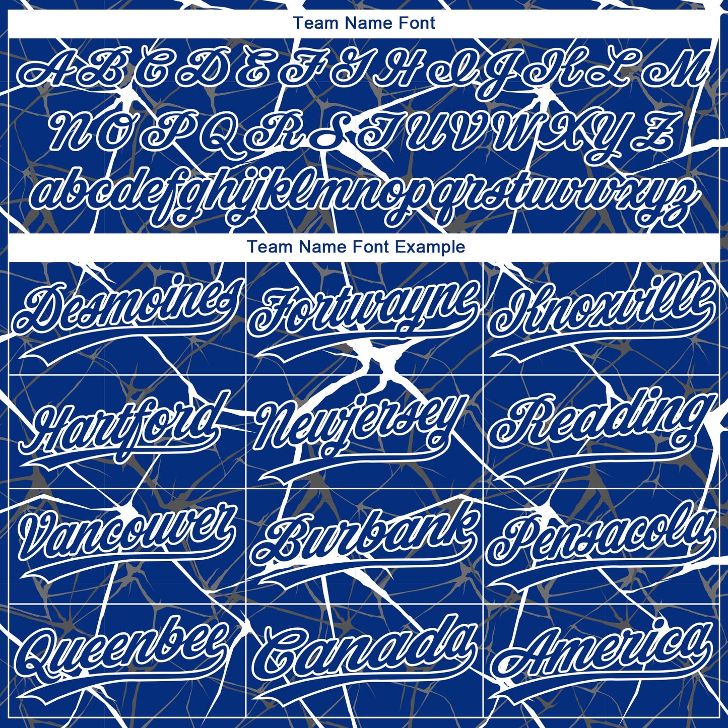 Custom Royal White  Abstract Network Two-Button Unisex Softball Jersey view 4