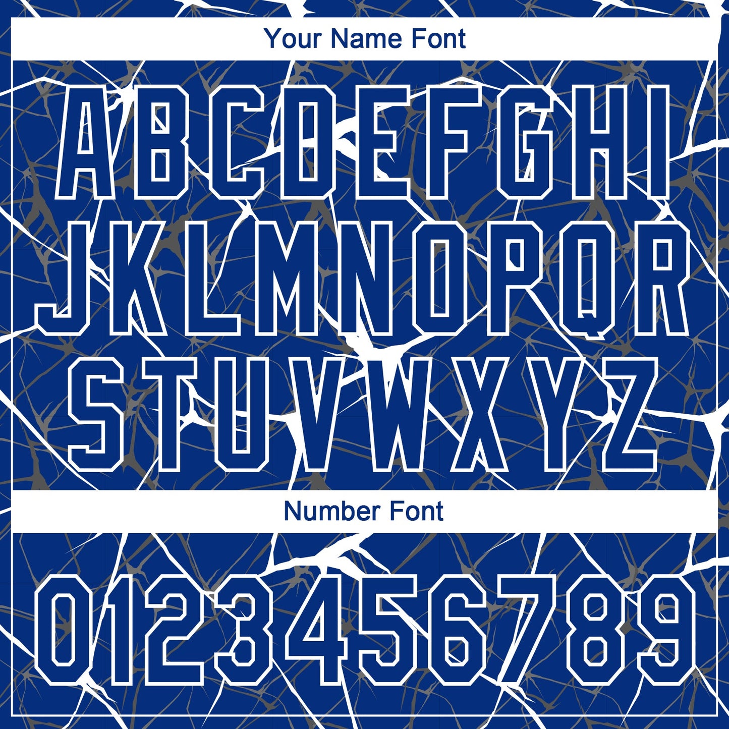 Custom Royal White  Abstract Network Two-Button Unisex Softball Jersey view 5