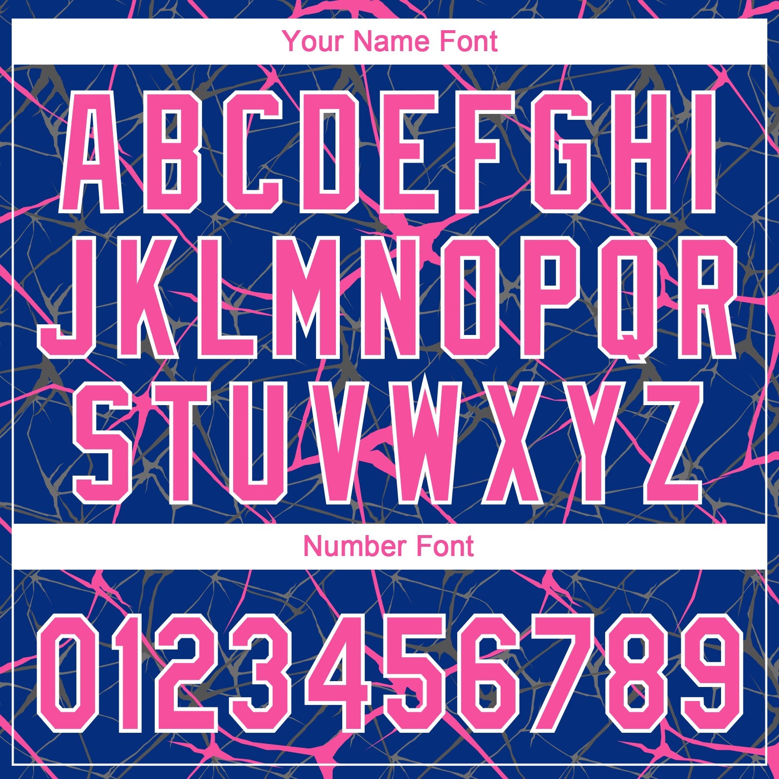 Custom Royal Pink-White  Abstract Network Two-Button Unisex Softball Jersey view 5
