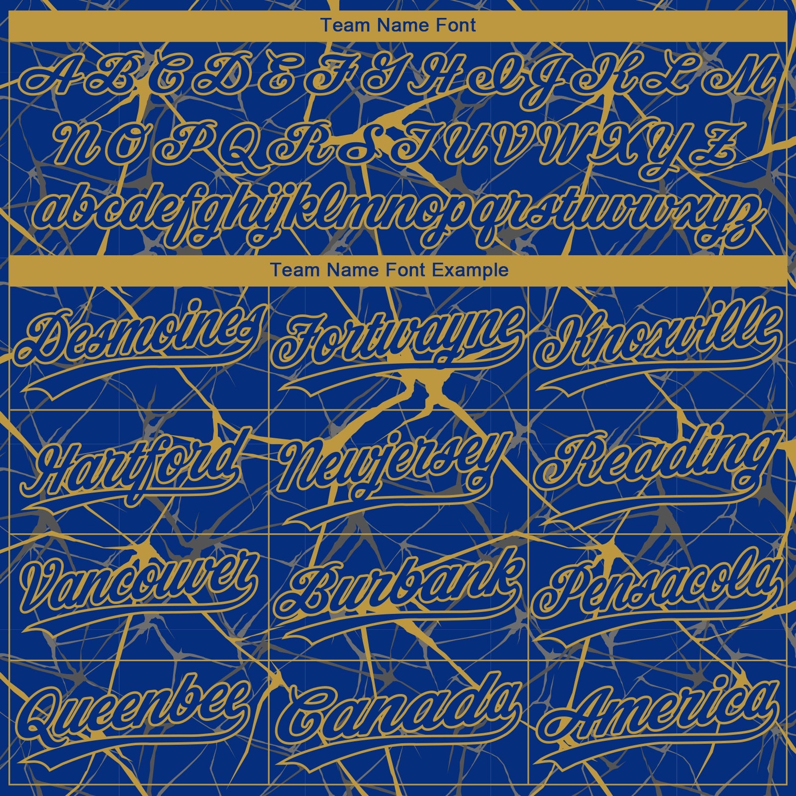 Custom Royal Old Gold  Abstract Network Two-Button Unisex Softball Jersey view 4