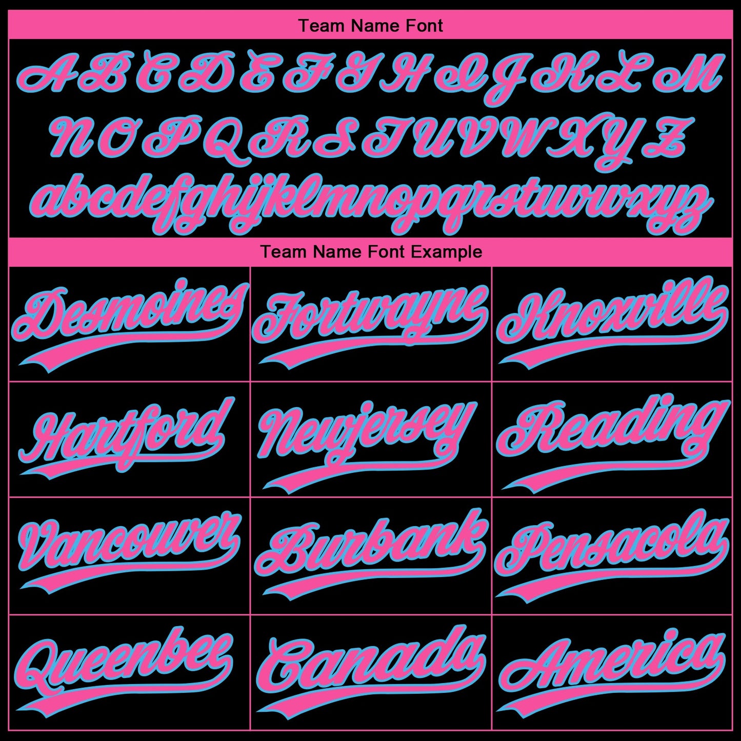 Custom Black Pink-Sky Blue Gradient Style Twinkle Star Two-Button Unisex Softball Jersey view 4