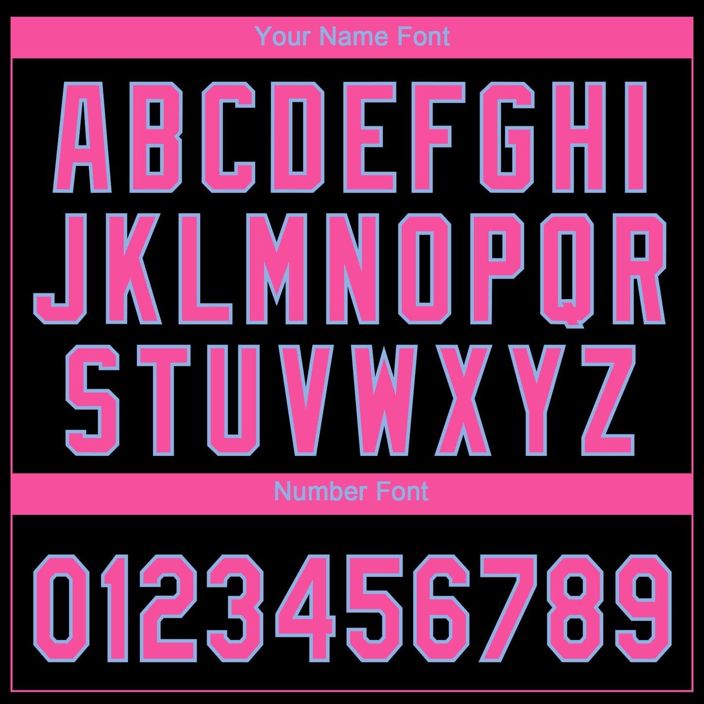 Custom Black Pink-Light Blue Gradient Style Twinkle Star Two-Button Unisex Softball Jersey view 5