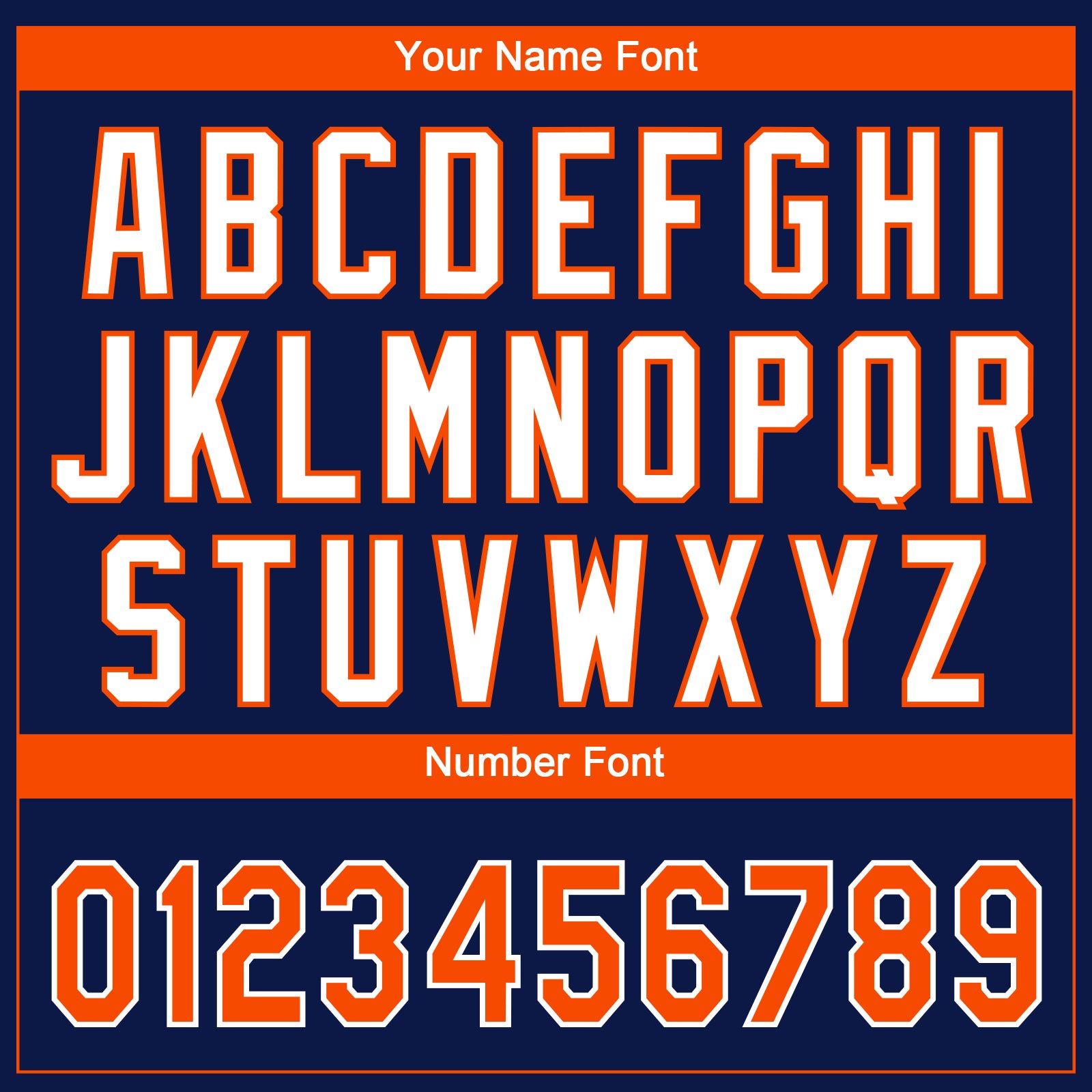 Custom Navy Orange-White Gradient Style Twinkle Star Two-Button Unisex Softball Jersey view 5