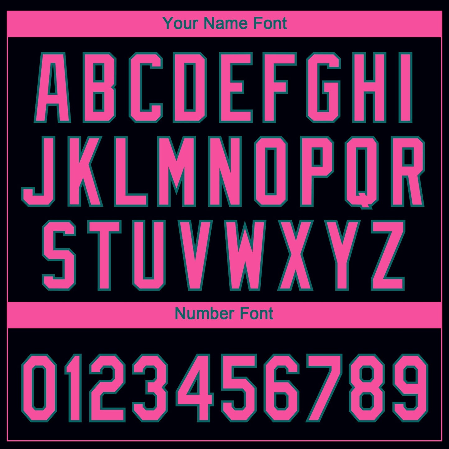 Custom Black Pink-Teal Gradient Style Twinkle Star Two-Button Unisex Softball Jersey view 5
