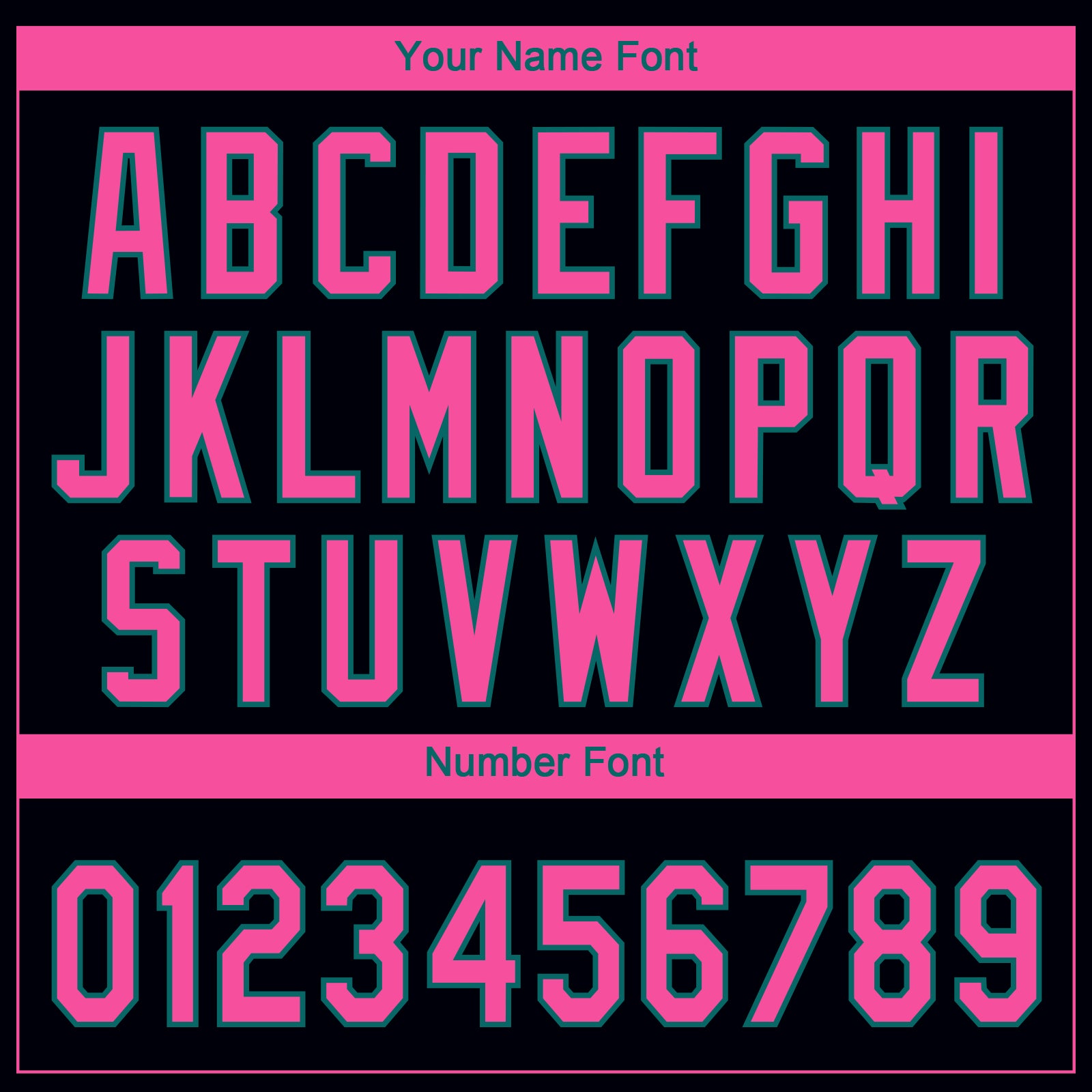 Custom Black Pink-Teal Gradient Style Twinkle Star Two-Button Unisex Softball Jersey view 5