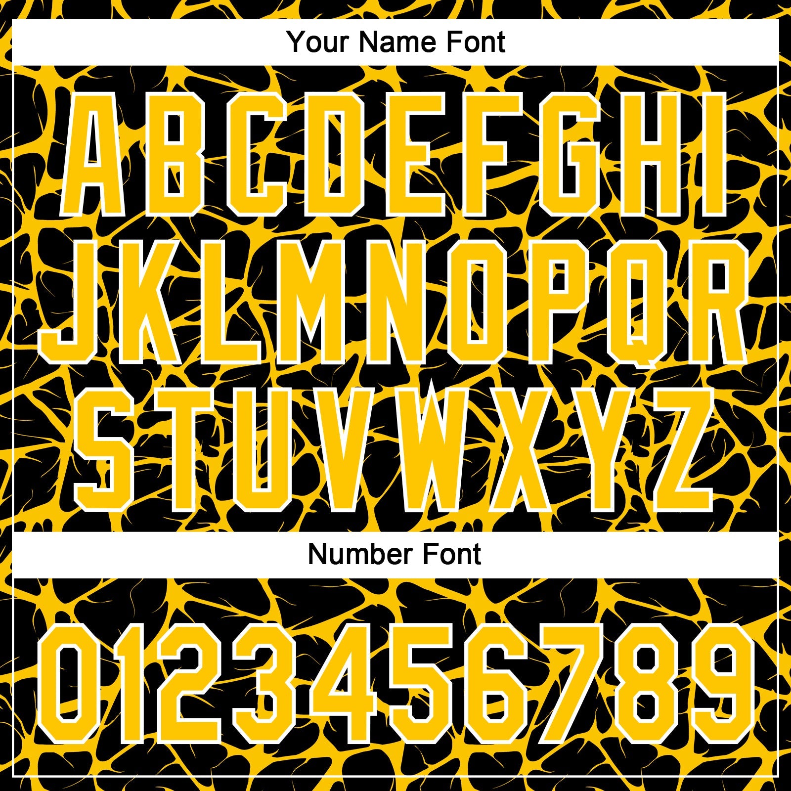Custom Black Yellow-White Abstract Network Crackle Two-Button Unisex Softball Jersey view 5