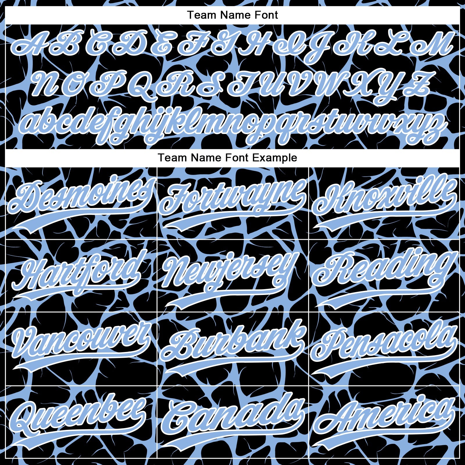 Custom Black Light Blue-White Abstract Network Crackle Two-Button Unisex Softball Jersey view 4