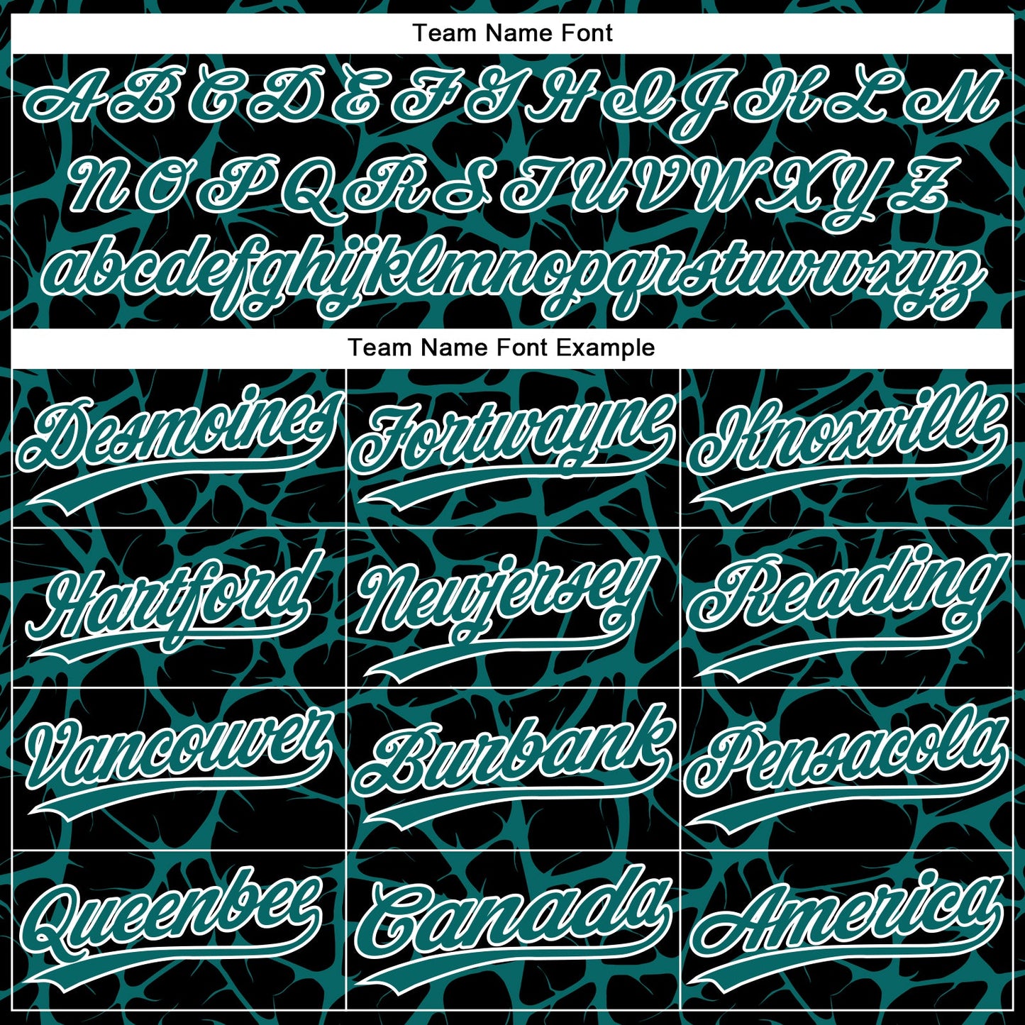 Custom Black Teal-White Abstract Network Crackle Two-Button Unisex Softball Jersey view 4