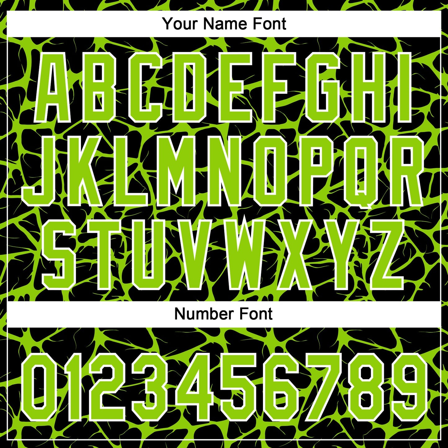 Custom Black Neon Green-White Abstract Network Crackle Two-Button Unisex Softball Jersey view 5